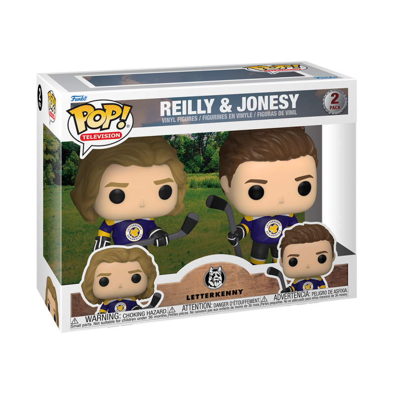 FUNKO POP TELEVISION: LETTERKENNY - 2PK REILLY & JONESY IN JERSEYS