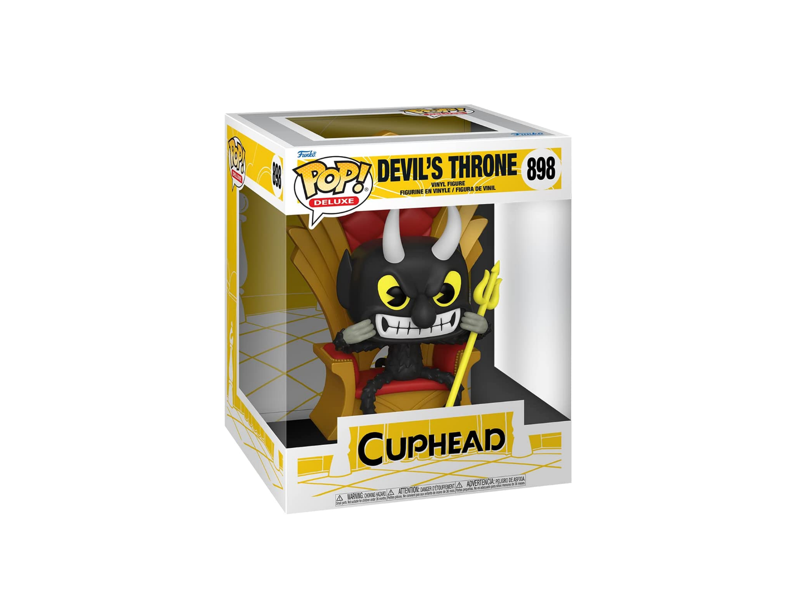 FUNKO POP DELUXE: CUPHEAD S3 - DEVIL IN CHAIR - Slika 3