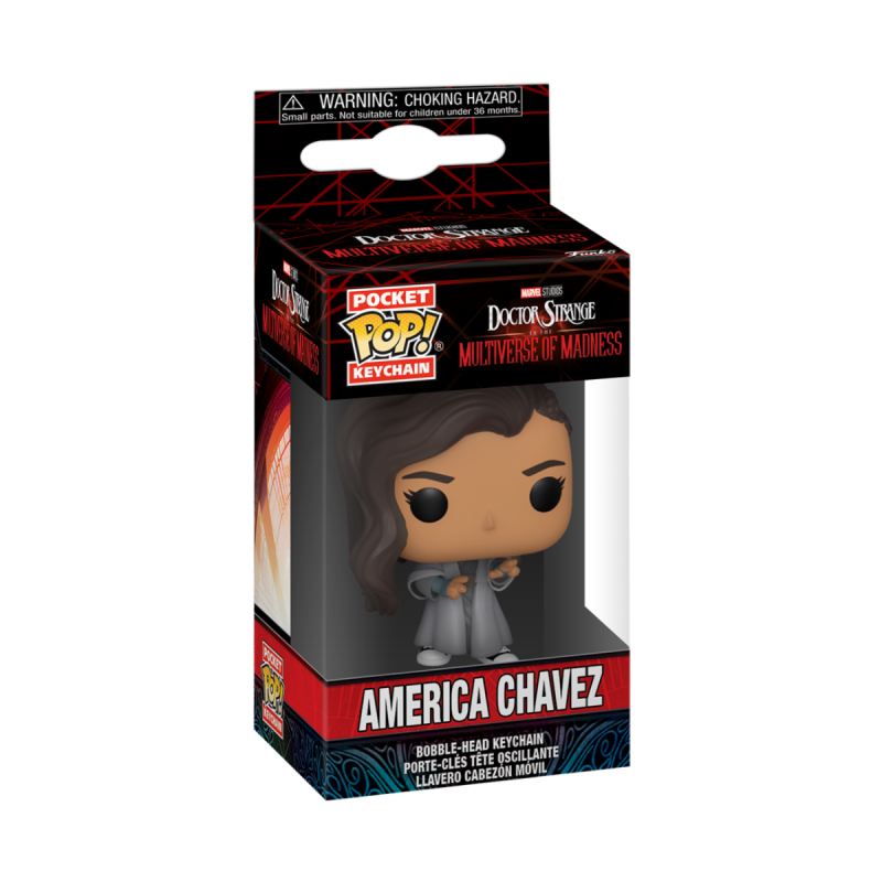 FUNKO POCKET POP KEYCHAIN Doctor Strange in the multiverse of madness America Chavez