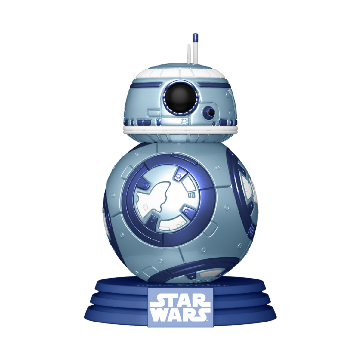 FUNKO POP: STAR WARS - M.A.WISH - BB-8 (METALLIC) - Slika 2