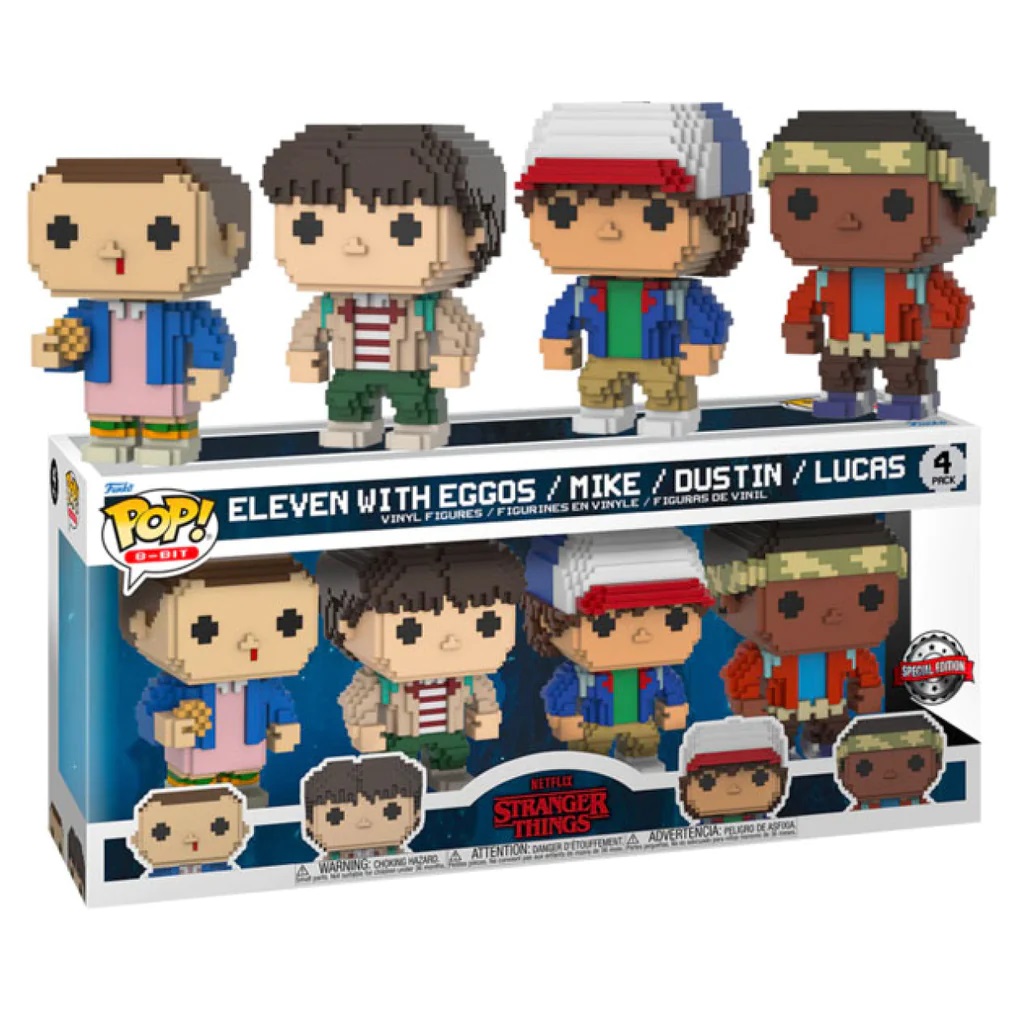 FUNKO 8 BIT POP: STRANGER THINGS 4PK - Slika 3
