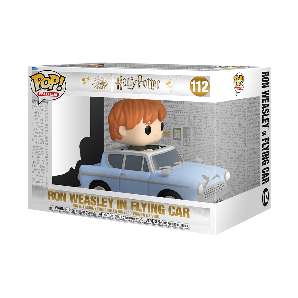 FUNKO POP RIDE SUP DLX: HARRY POTTER COS 20TH- RON WEASLY IN FLYING CAR