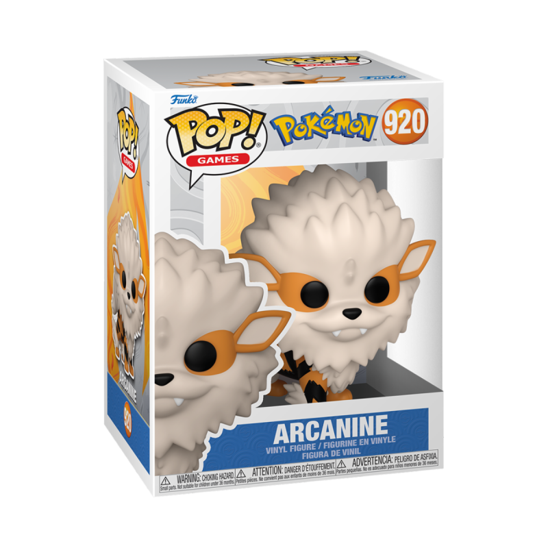 FUNKO POP GAMES: POKEMON - ARCANINE (EMEA)