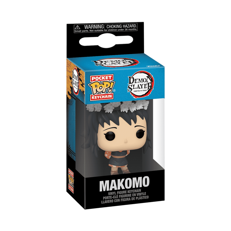 FUNKO POCKET POP KEYCHAIN Demon Slayer Makomo with flower headdress - Slika 2