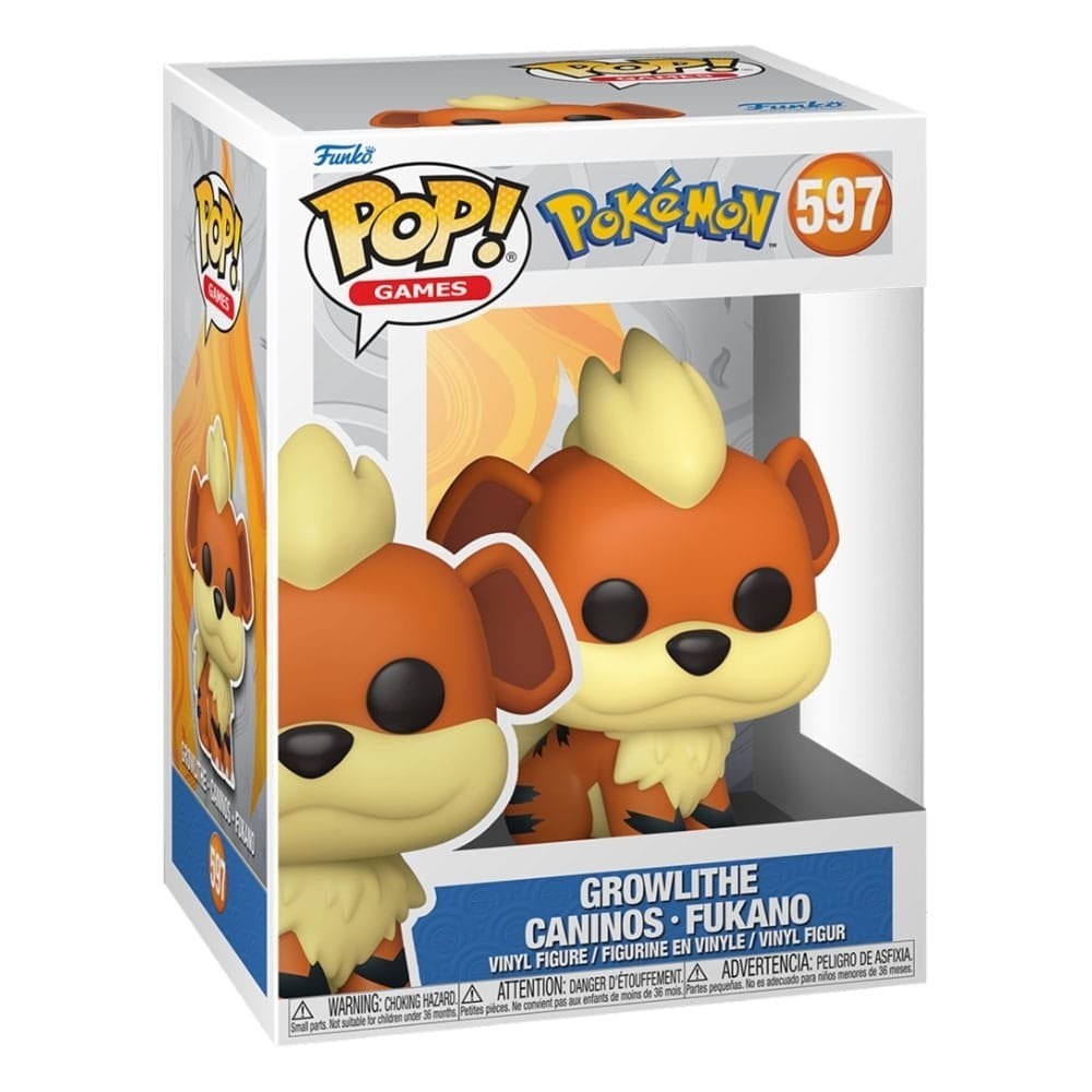 FUNKO POP GAMES: POKEMON - GROWLITHE (EMEA) - Slika 3