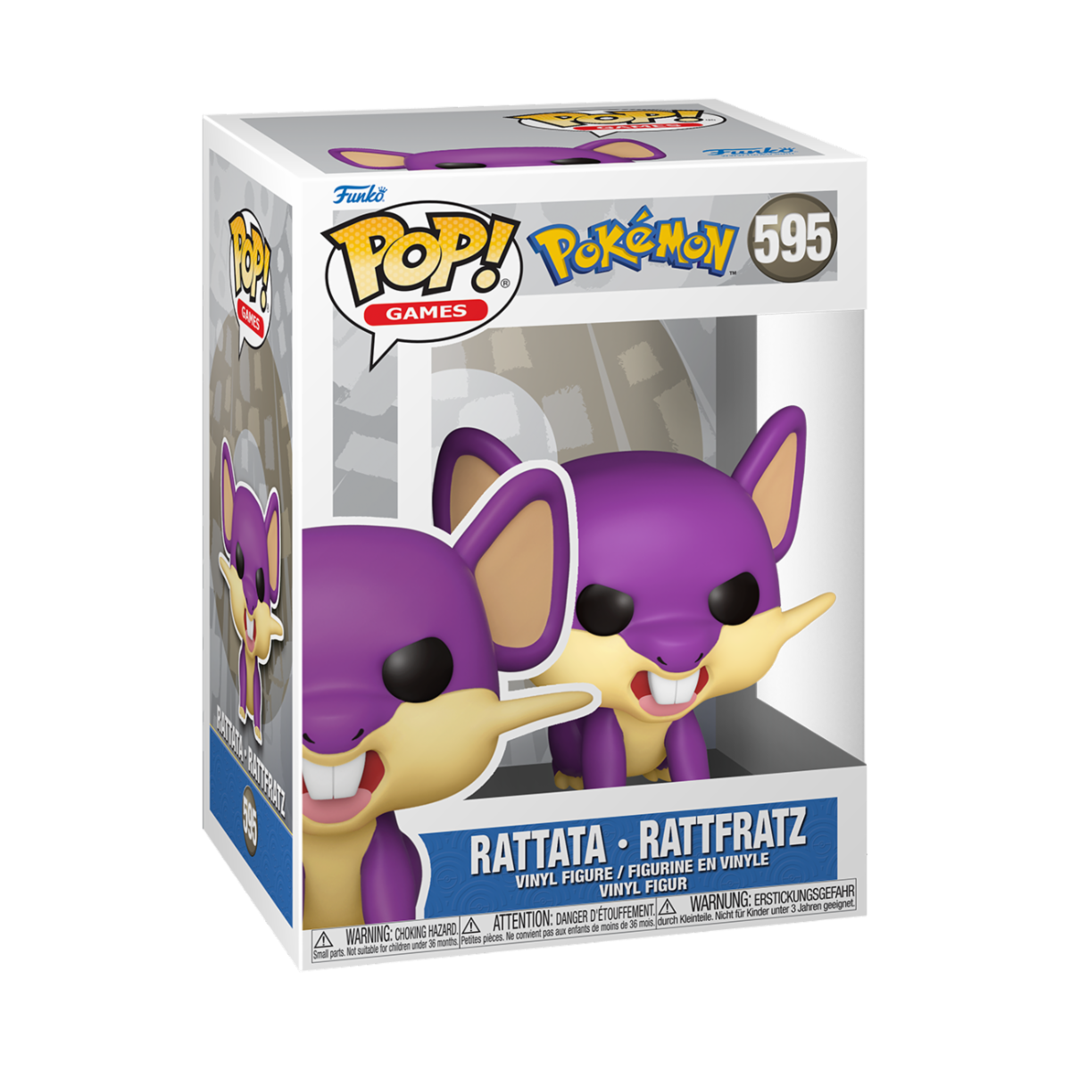 FUNKO POP GAMES: POKEMON- RATTATA - Slika 2