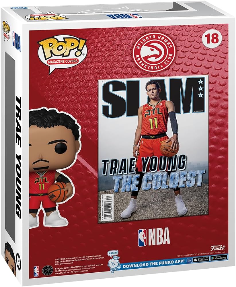 FUNKO POP NBA COVER: SLAM - TRAE YOUNG - Slika 2