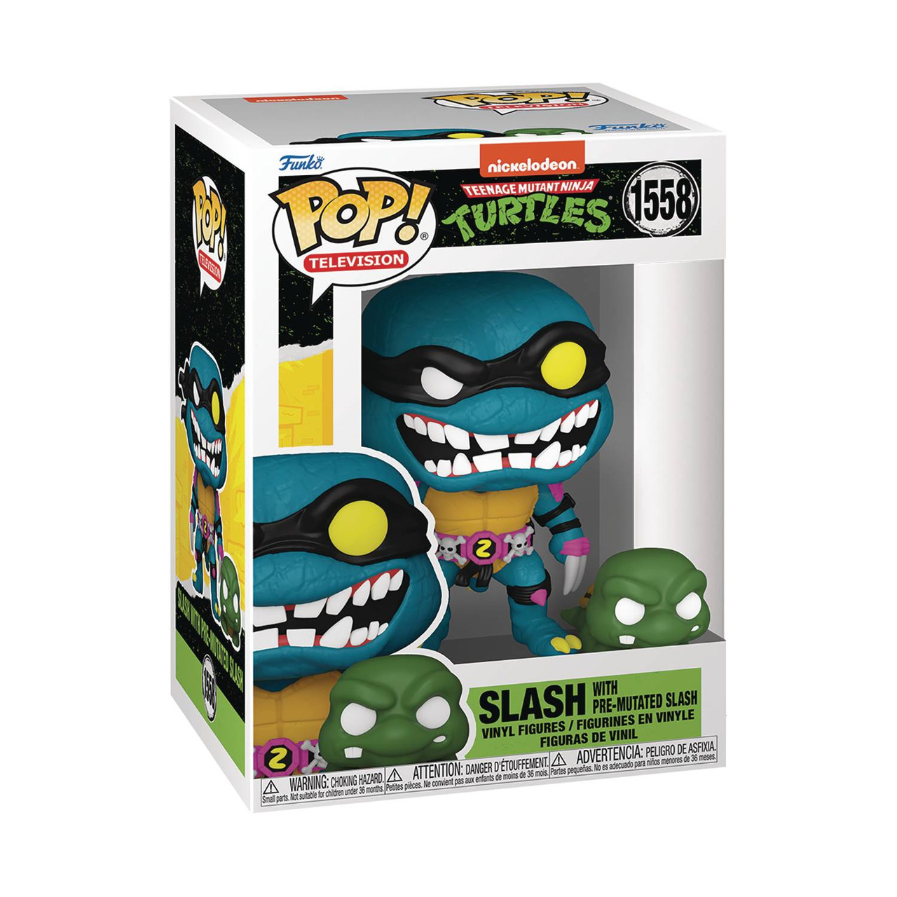 FUNKO POP MOVIES: TEENAGE MUTANT NINJA TURTLES - SLASH & PRE-MUTATED SLASH - Slika 3