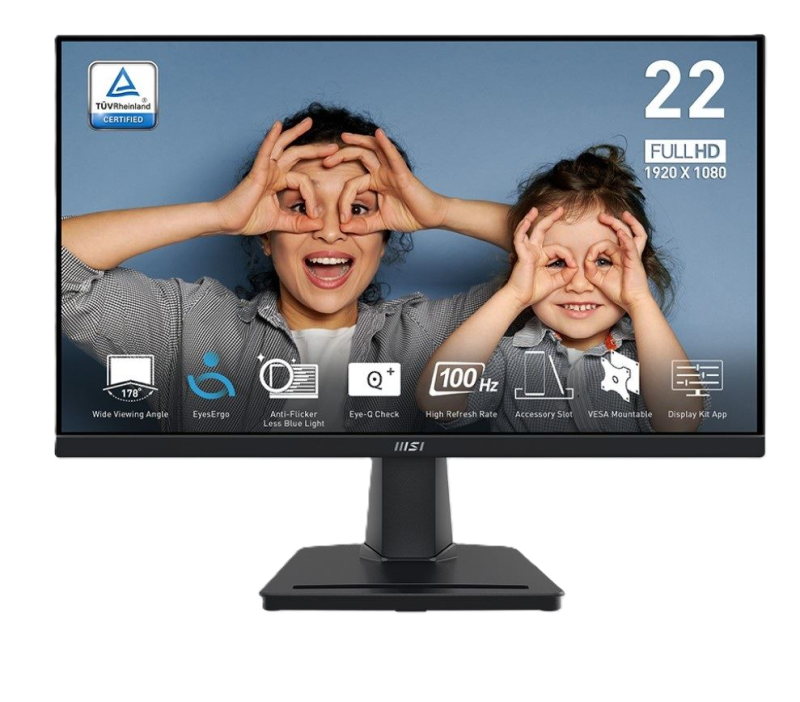MON 22 MSI PRO MP225V FHD VA 100Hz Panel VA