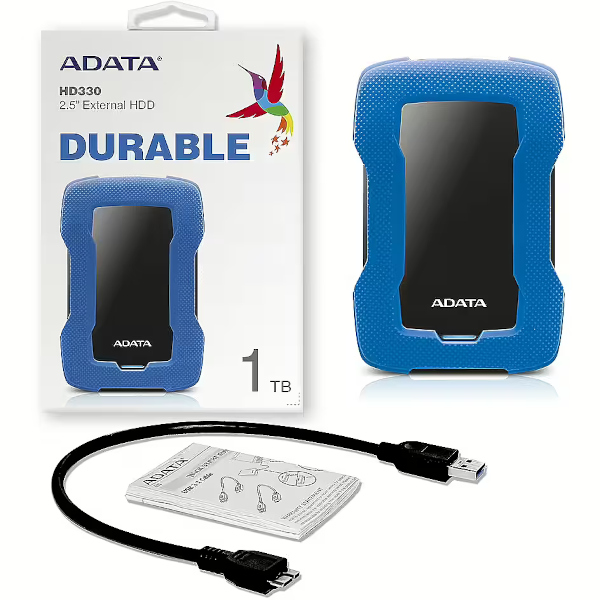 ADATA Ex HDD HD330, 1TB, usb3.2, plavi