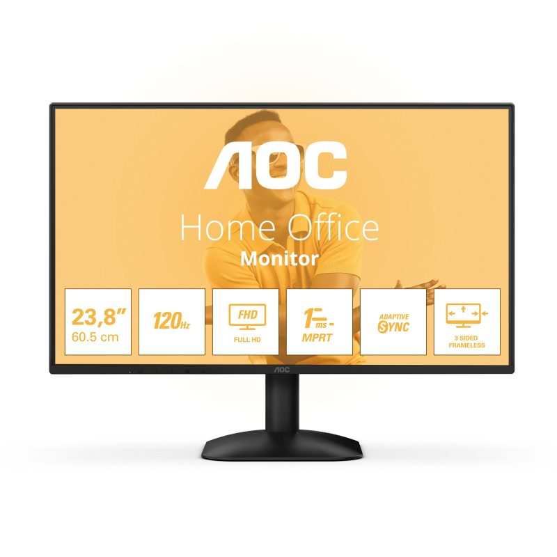 AOC LED IPS 23,8" 24B31H, VGA, HDMI, 120Hz
