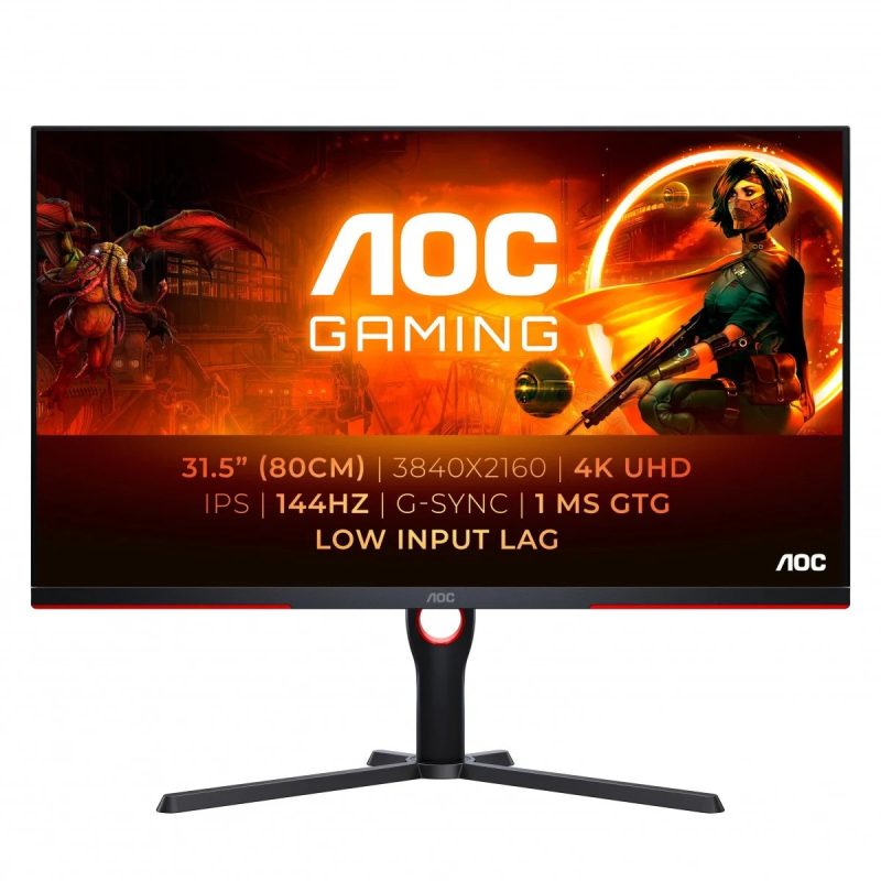 AOC LED 31,5" U32G3X,4K IPS,144hz,HDMI2.1,DP,HAS