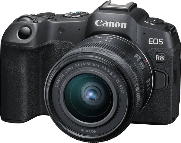 Canon EOS R8 body + RF 24-50mm