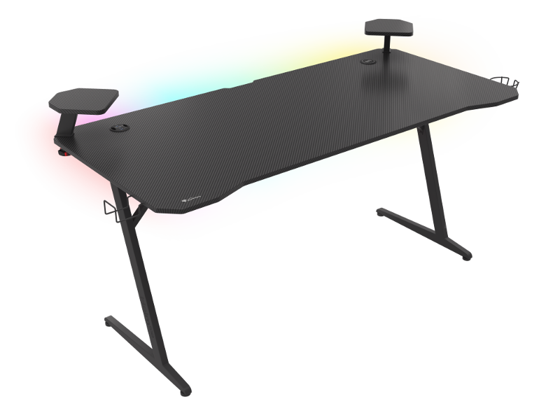 Genesis Holm 510 RGB, gaming stol, crni