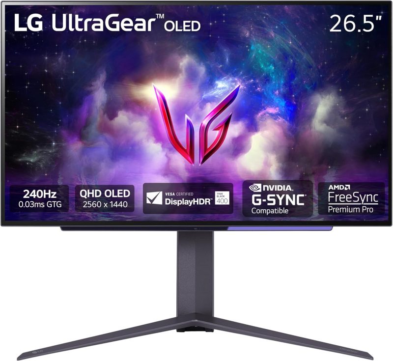 LG OLED 27GS95QE, QHD, 2xHDMI, DP, 240Hz, HAS