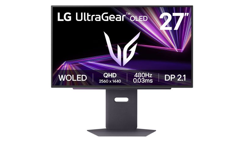 LG OLED 27GX790A, QHD, 2xHDMI, DP, 480Hz, HAS