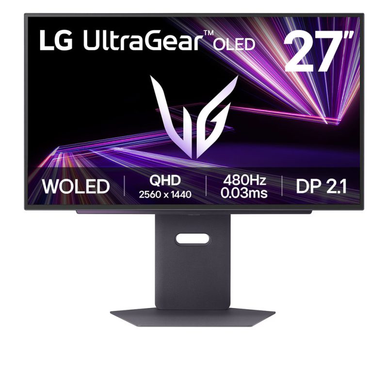 LG OLED 27GX790A, QHD, 2xHDMI, DP, 480Hz, HAS