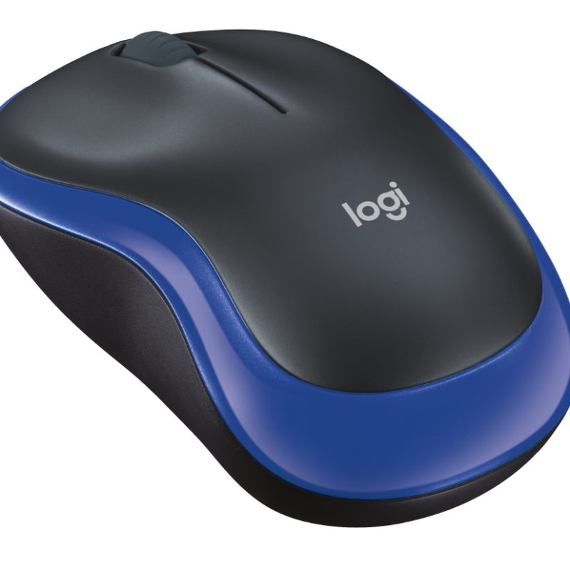 Logitech M185 bežični optički miš, plava