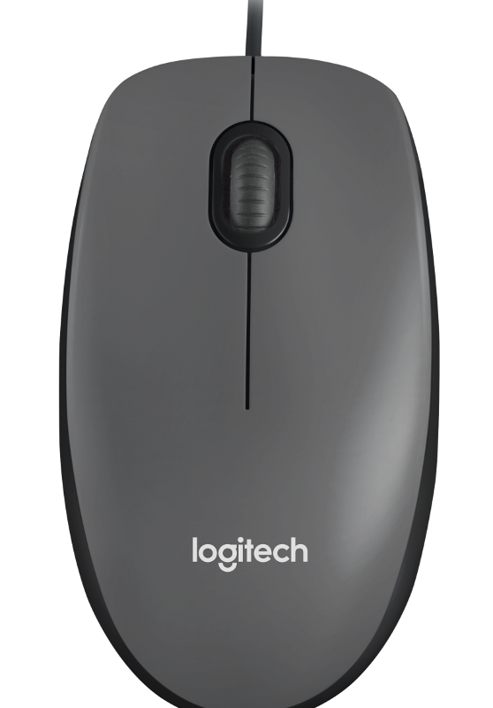 Logitech M90 žičani optički miš, siva