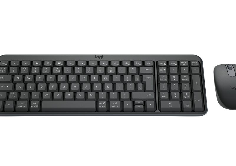 Logitech MK250 bežična tipkovnica i miš, crna