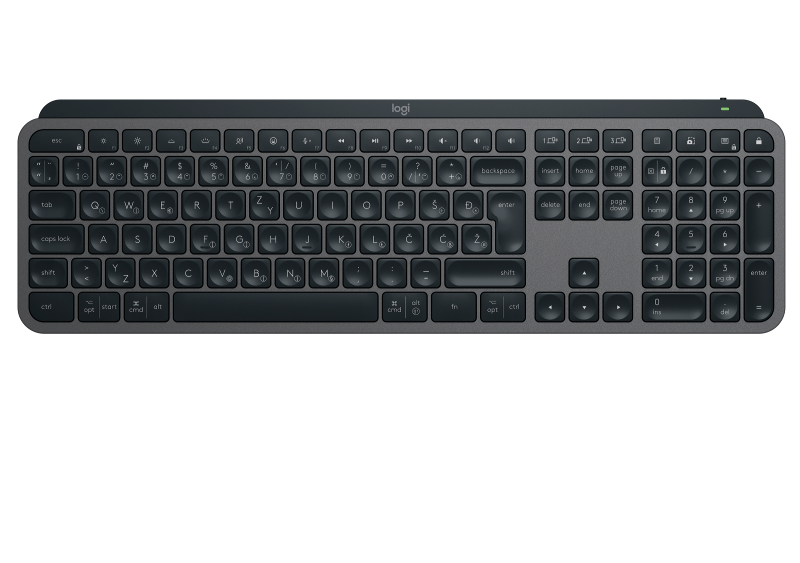 Logitech MX Keys S, bežična tipkovnica, USB-C