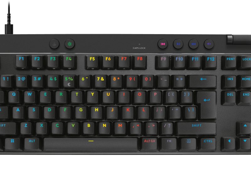 Logitech Pro X TKL Rapid, meh. tipkovnica, crna