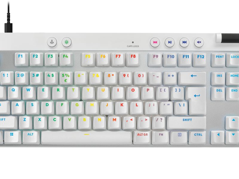Logitech Pro X TKL Rapid, meh. tipkovnica, bijela