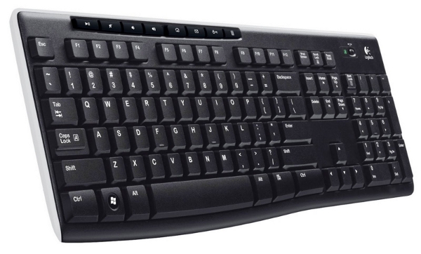 Logitech K270 bežična tipkovnica, Unifying, crna