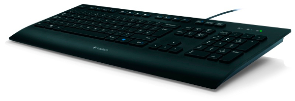 Logitech K280 žičana tipkovnica, crna, OEM