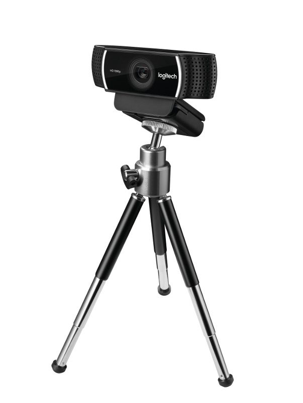 Logitech C922 HD web kamera, stream, 1080p, tripod