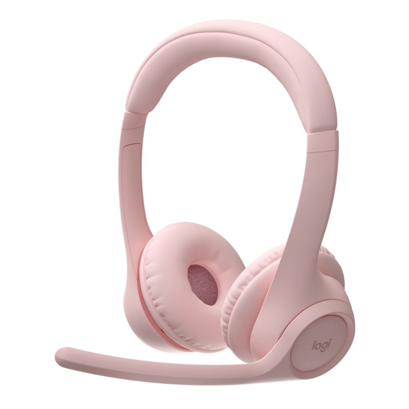 Logitech Zone 300, bežične slušalice, roza