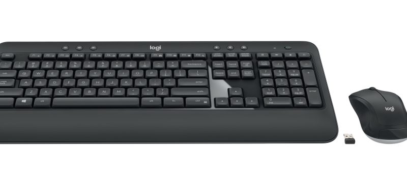 Logitech MK540 bežična tipkovnica i miš, crna