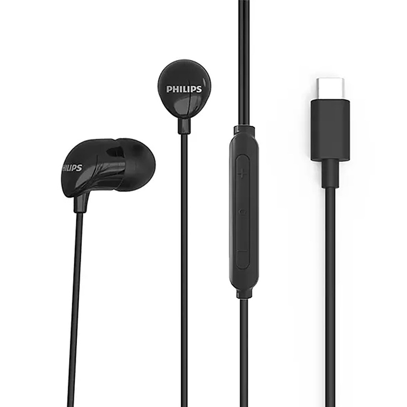 Philips žične slušalice USB-C TAE2146BK, crne