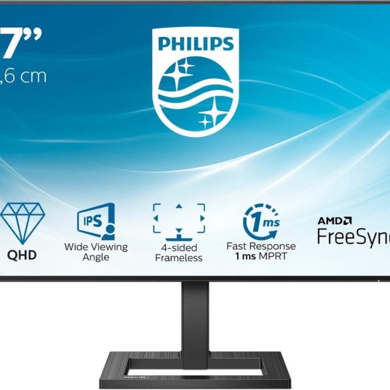 Philips 27" 275E2FAE, QHD, 2xHDMI, DP, HAS, zvuč.