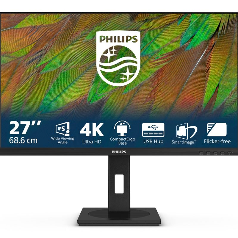 Philips 27B1N3800 27", 4K, 2xHDMI, DP, Pivot, zvuč