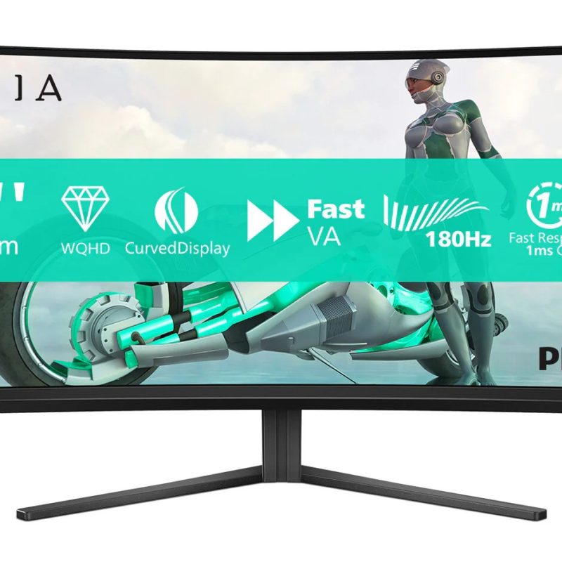 Philips 34M2C3500L 34", 2xHDMI, DP, 180Hz
