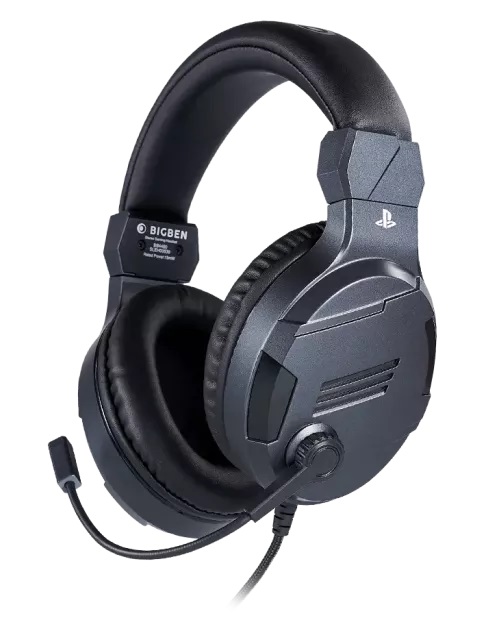BIGBEN PS4 WIRED STEREO GAMING HEADSET V3 TITANIUM