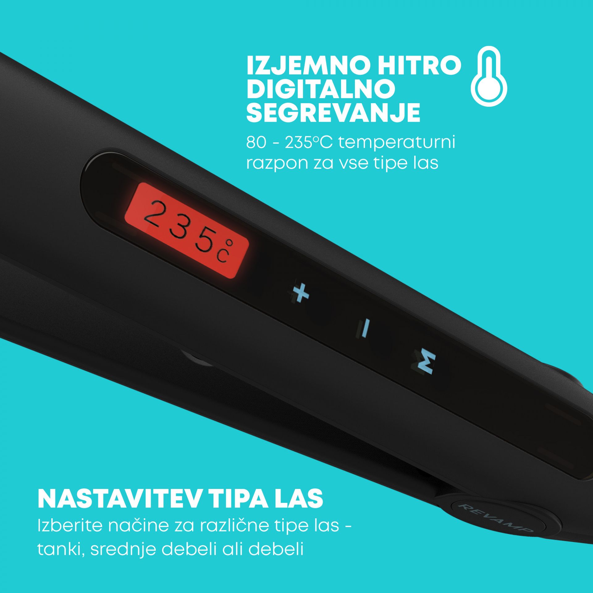 REVAMP PROGLOSS TOUCH DIGITAL CERAMIC ST-1500 - Slika 6