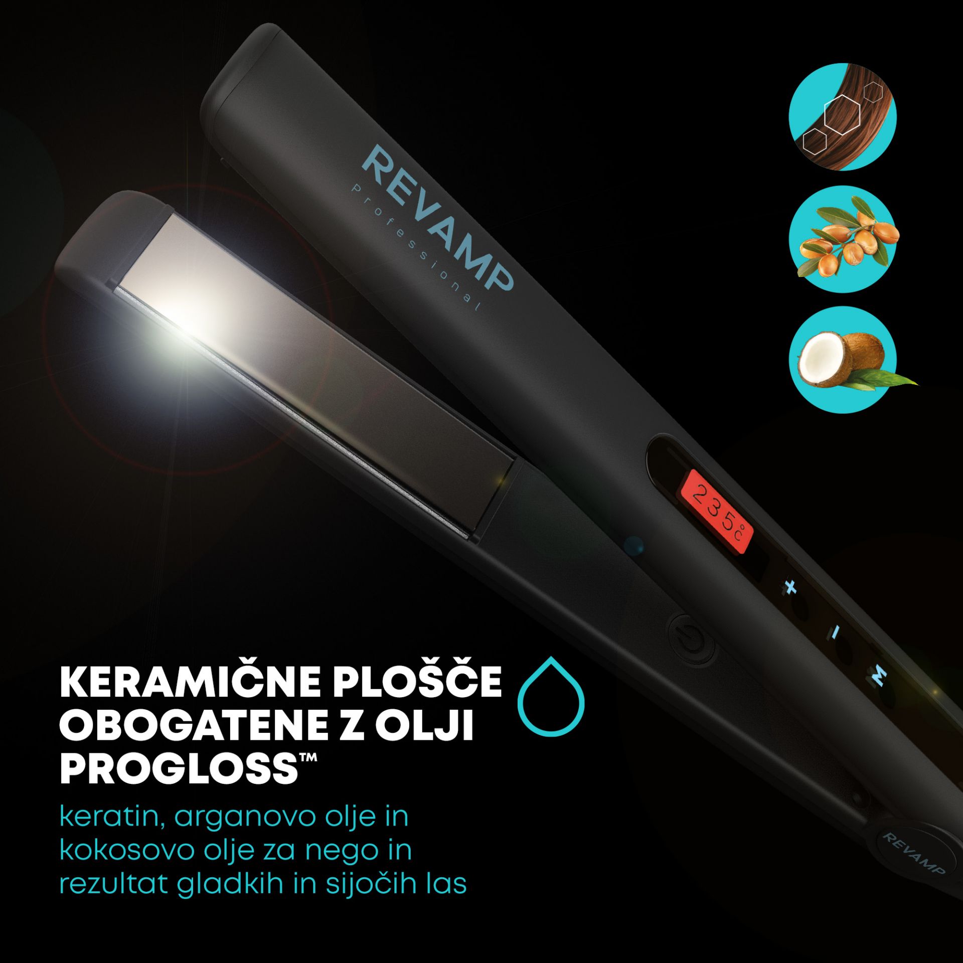 REVAMP PROGLOSS TOUCH DIGITAL CERAMIC ST-1500 - Slika 8