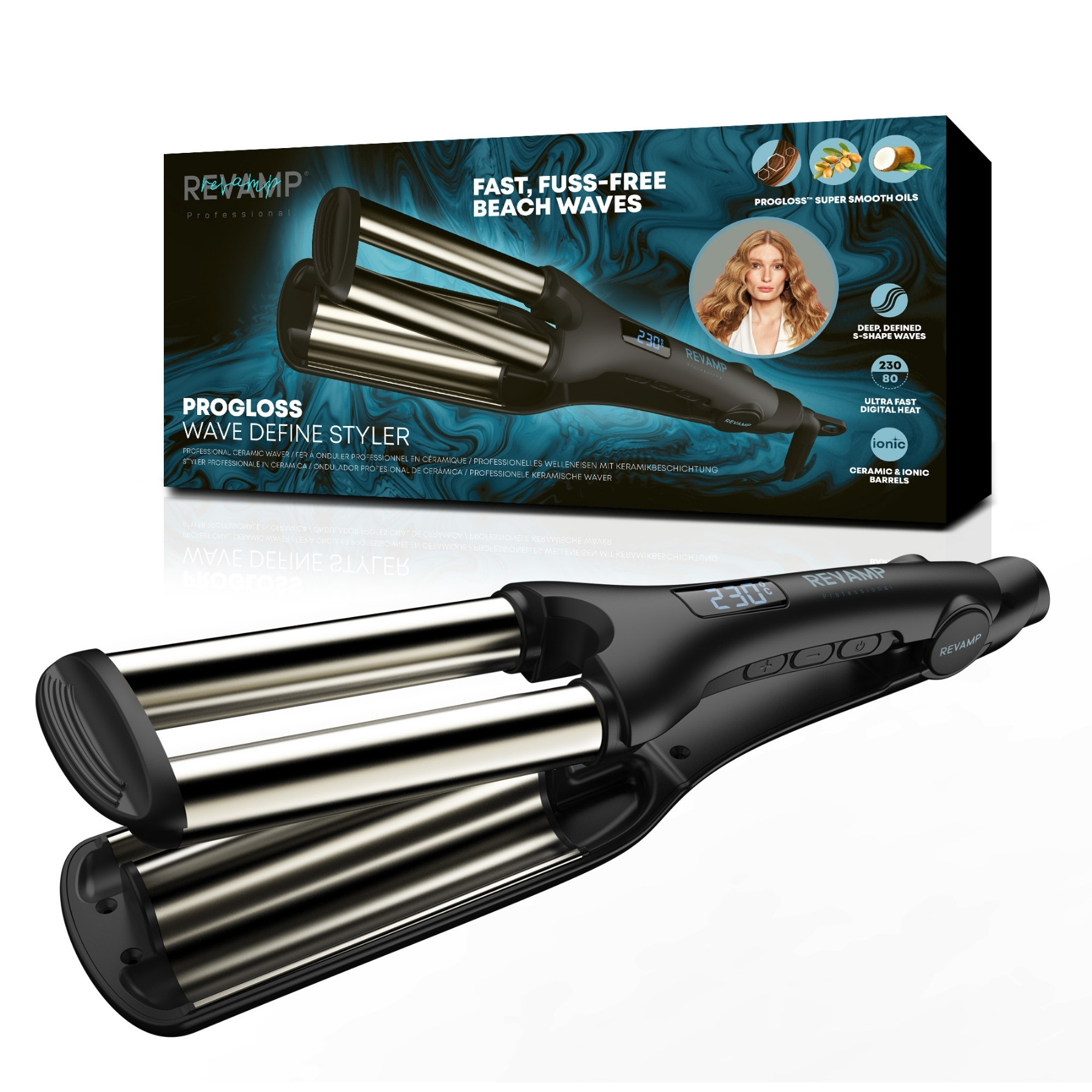 REVAMP PROGLOSS WAVE DEFINE STYLER PROFESSIONAL WV-1750 - Slika 2