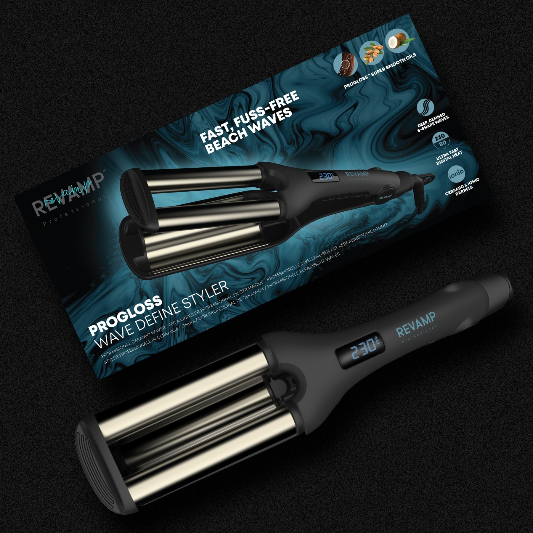 REVAMP PROGLOSS WAVE DEFINE STYLER PROFESSIONAL WV-1750 - Slika 7