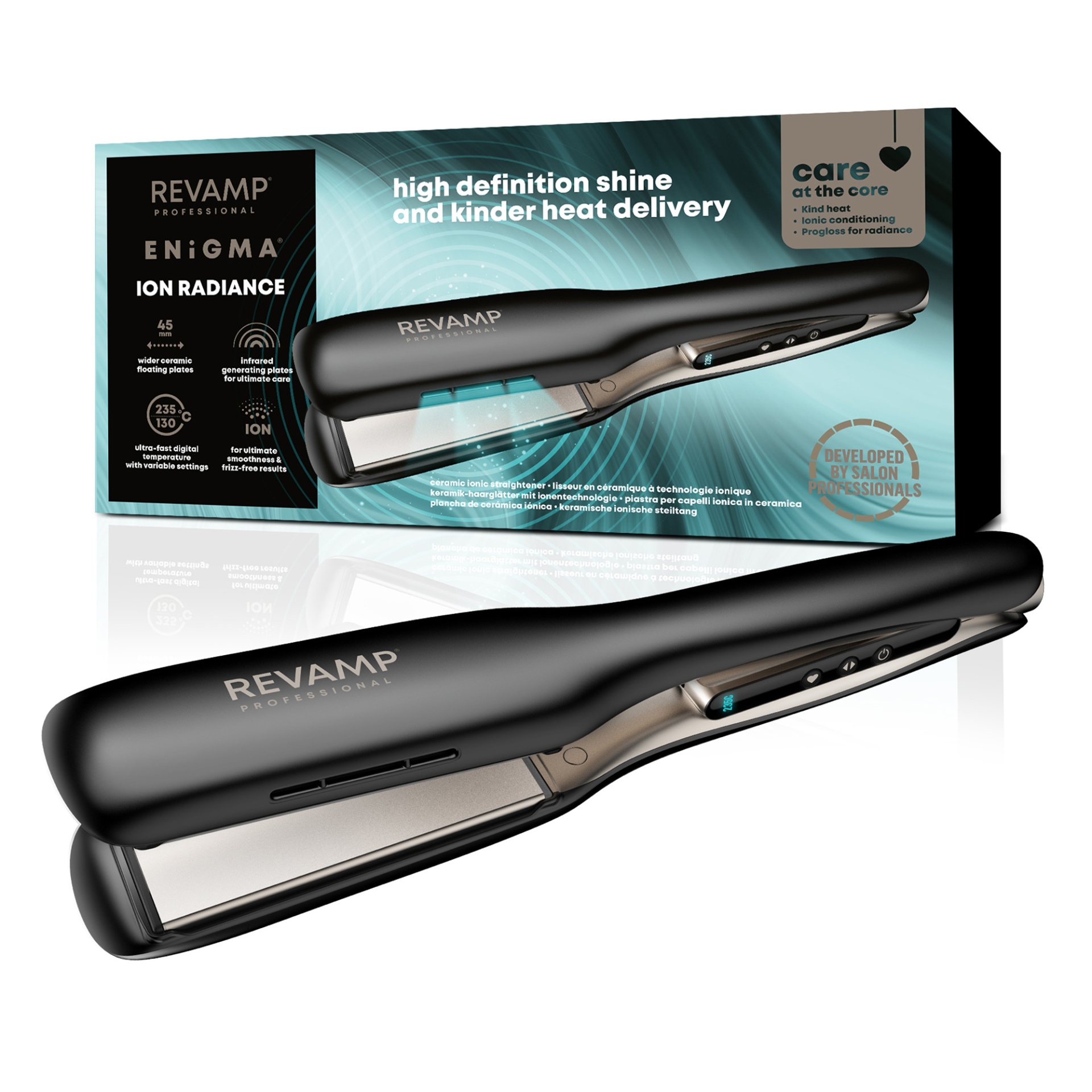 REVAMP ENIGMA WIDE IONIC RADIANCE STRAIGHTENER ST-3000
