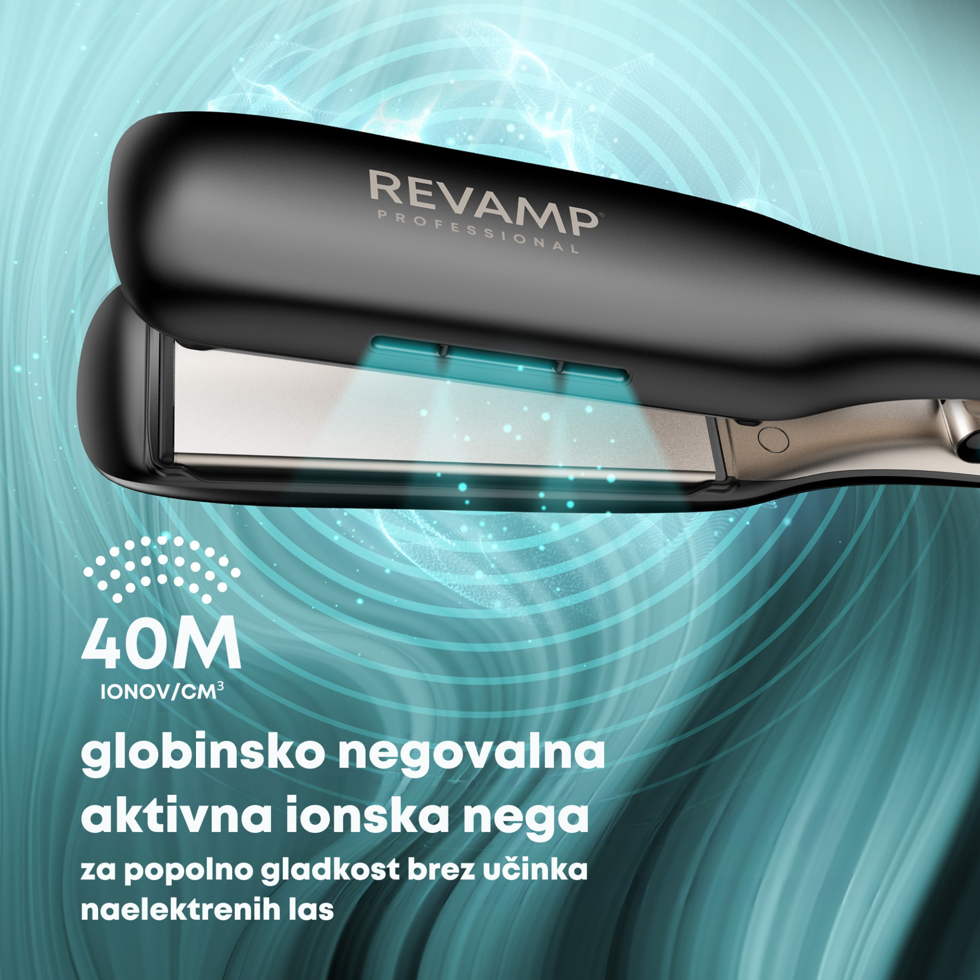 REVAMP ENIGMA WIDE IONIC RADIANCE STRAIGHTENER ST-3000 - Slika 3