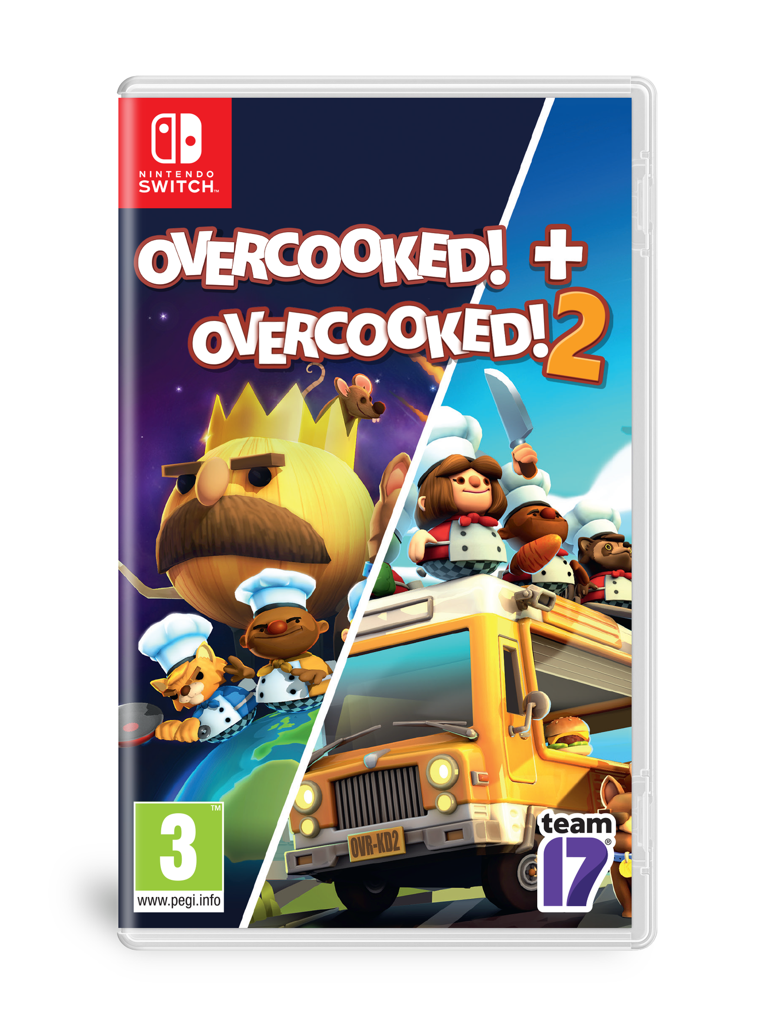 Overcooked + Overcooked 2 Double Pack (Switch)