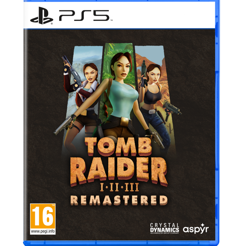 Tomb Raider I-III Remastered Starring Lara Croft (Playstation 5)