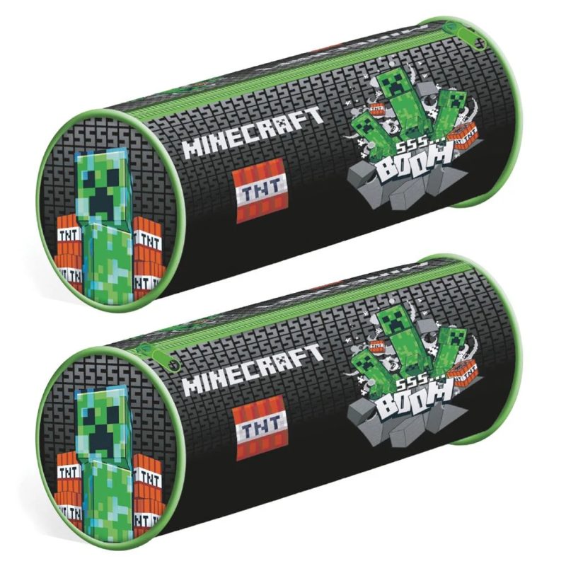 PYRAMID DST MINECRAFT BARREL PENCIL CASE
