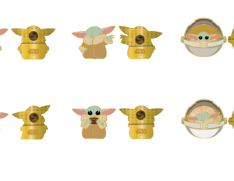 FUNKO BLIND BOX ENAMEL PINS: STAR WARS MANDALORIAN - THE CHILD