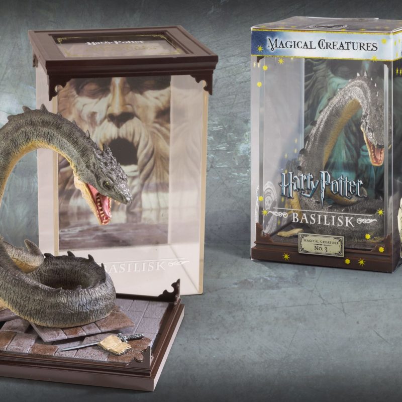 NOBLE COLLECTION Harry Potter Magical Creatures Basilisk Figurine