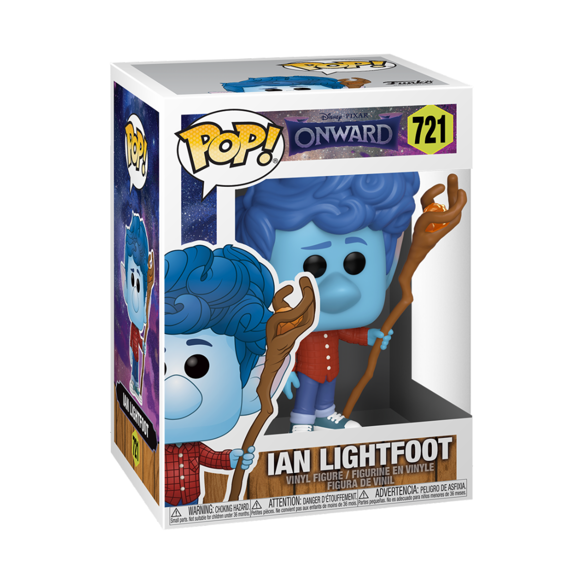 FUNKO POP DISNEY: ONWARD - IAN W/ STAFF - Slika 2