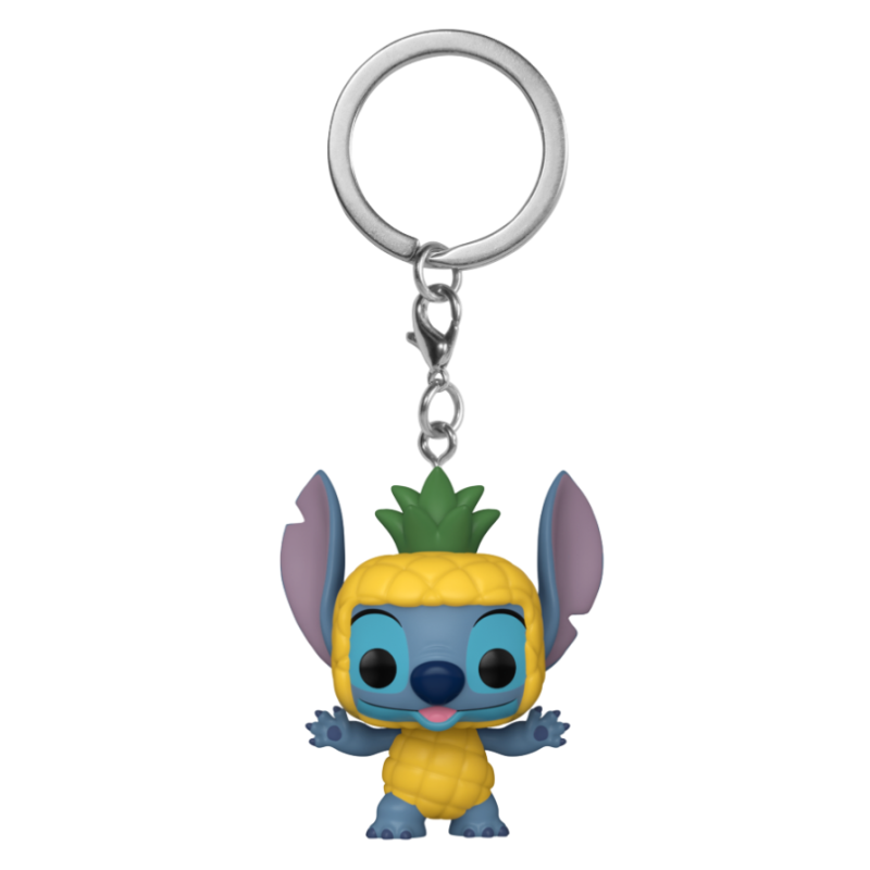 FUNKO POP KEYCHAIN: DISNEY - STITCH (PINEAPPLE COSTUME)